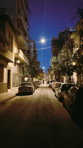 athens, night