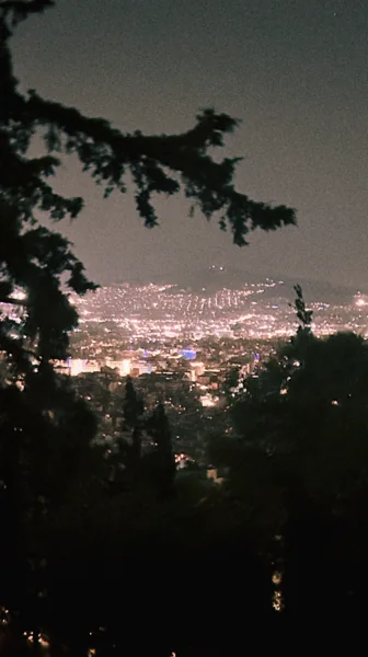 lycabettus, night