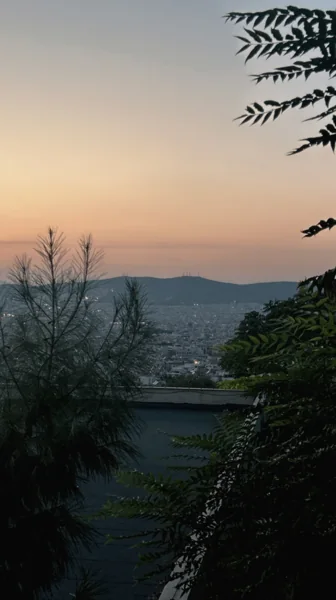 lycabettus, sunset